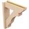 Ekena Millwork 5 1/2-in W x 18-in D x 22-in H Balboa Slat Rough Cedar Woodgrain TimberThane Outlooker, Primed Tan OUTUR055X18X22BOA24RCPR - alternate 2